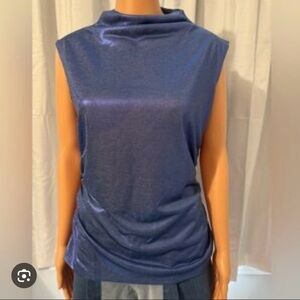 Rebecca Minkoff Shimmering Blue Tank Top